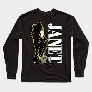 Janet Jackson Vintage Tour Concert Long Sleeve T-Shirt